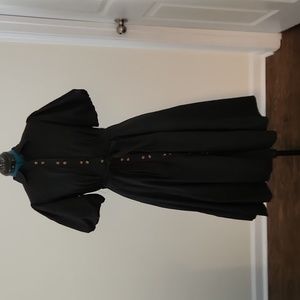 A loves A collared black cotton dress, size 2